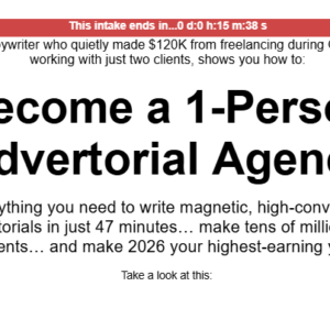 Sam Bradbury-Butler – 1-Person Advertorial Agency 2.0