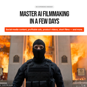 AI Film Mastery Academy – Master AI Filmmaking In A Few Days + Prompt Vault