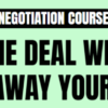 30MPC – Negotiation Course 4 Levers Negotiating