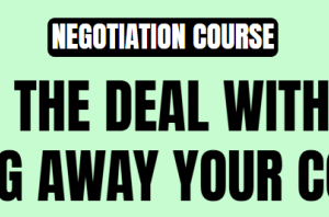 30MPC – Negotiation Course 4 Levers Negotiating