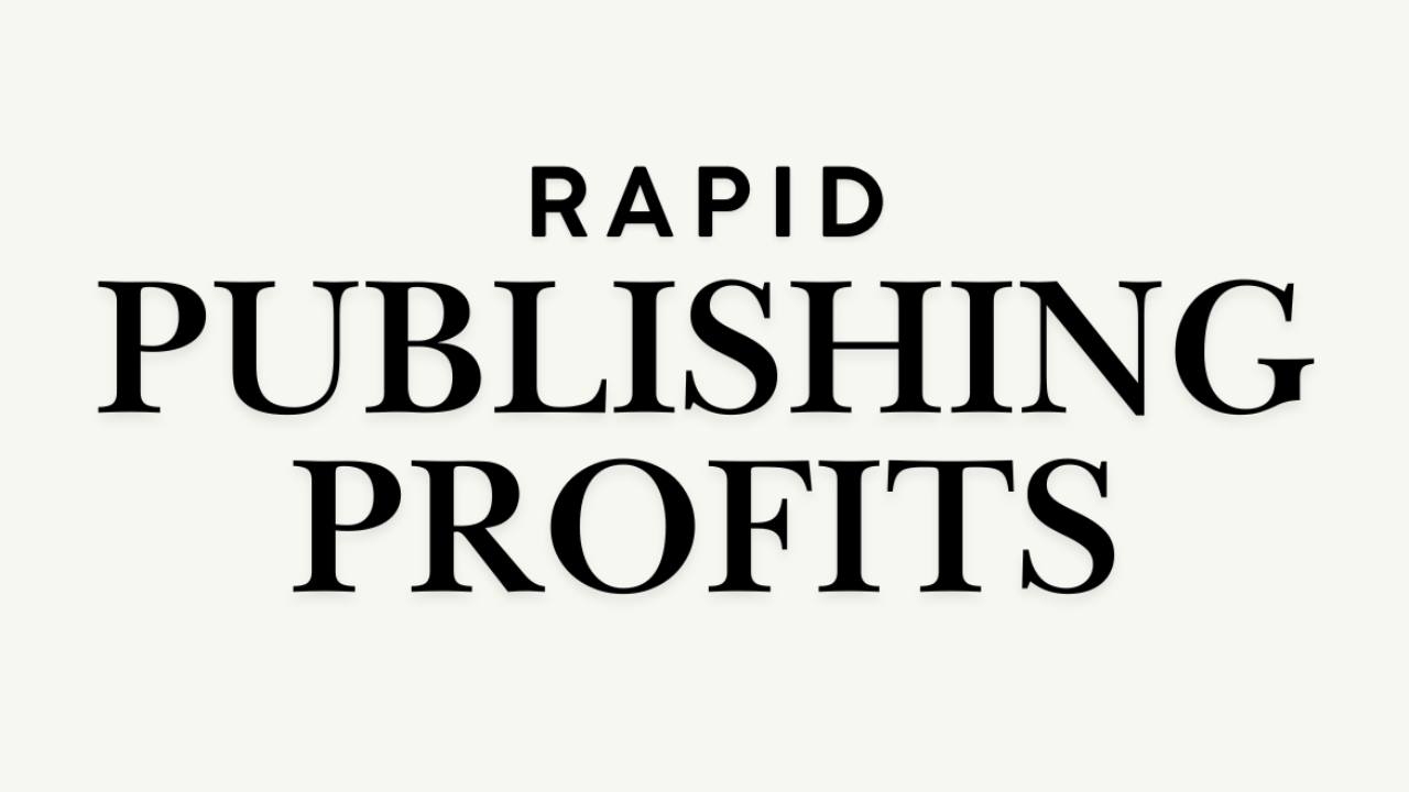 Roberto Morlacchi – Rapid Publishing Profits: Unlock Your Path to Self-Publishing Success