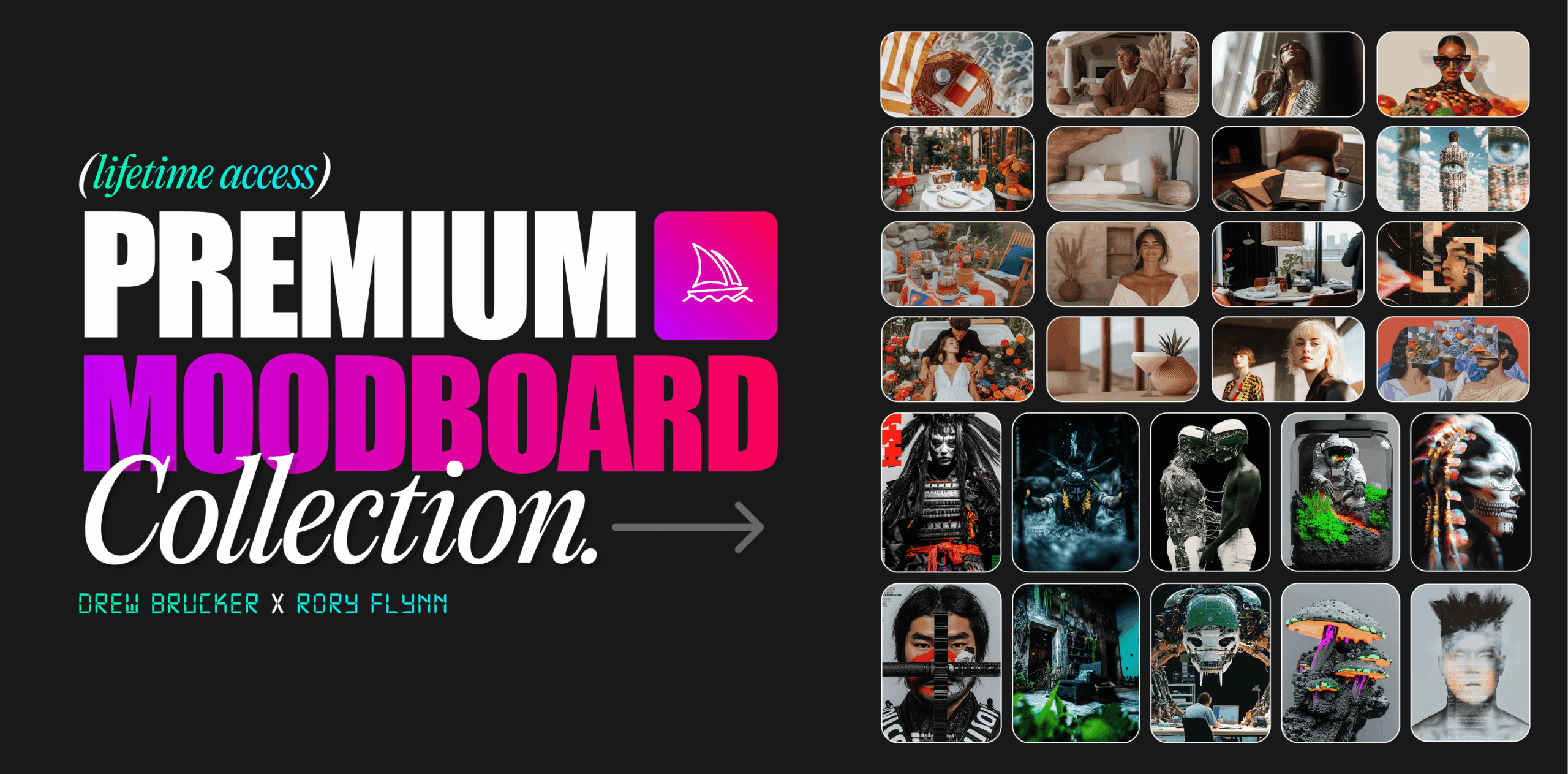 Drew Brucker – PREMIUM MIDJOURNEY MOODBOARD COLLECTION