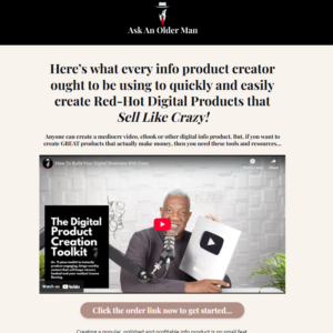 Ask An Older Man – The Digital Content Creation Kit