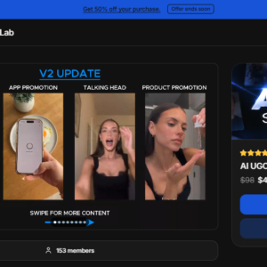 CreativeLab – AI UGC ADS V2 – Create 100 AI UGC Ads This Week Without Waiting on a Single Creator