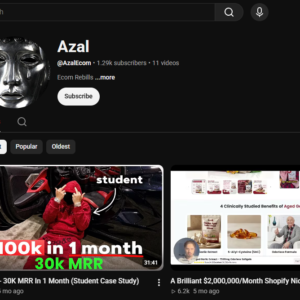 Azal Ecom mrr – Ecom Rebills