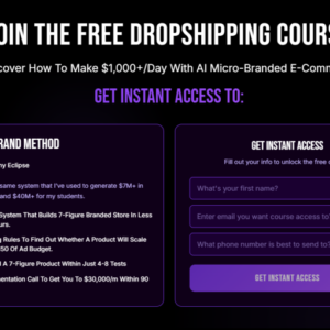Ecom Mafia – Scale & Build 8 Figure E-commerce Brands (September 2026)