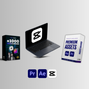 Capcut Mastery Course + Full Pack of Video Editing Assets + Premium Assets